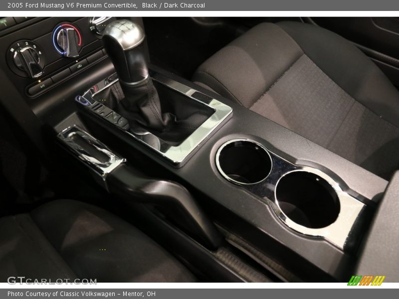 Black / Dark Charcoal 2005 Ford Mustang V6 Premium Convertible