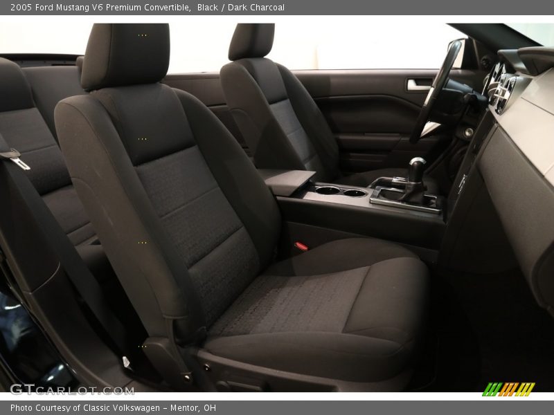 Black / Dark Charcoal 2005 Ford Mustang V6 Premium Convertible