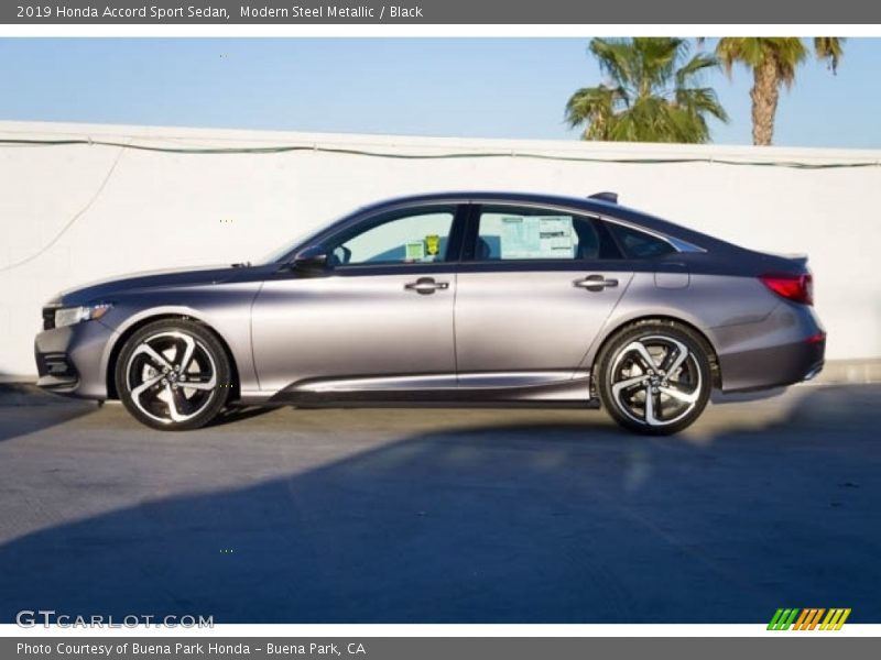 Modern Steel Metallic / Black 2019 Honda Accord Sport Sedan