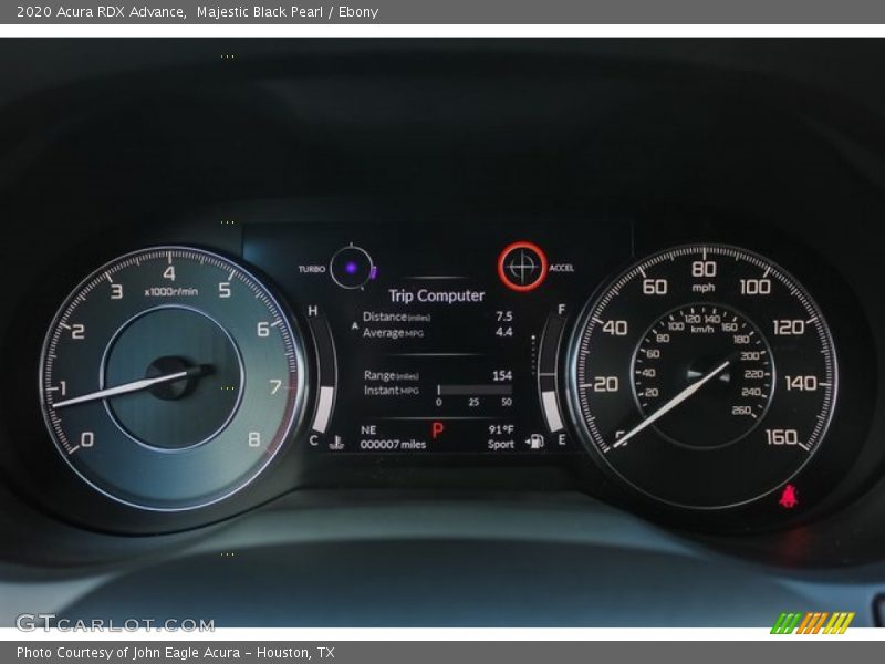 Majestic Black Pearl / Ebony 2020 Acura RDX Advance