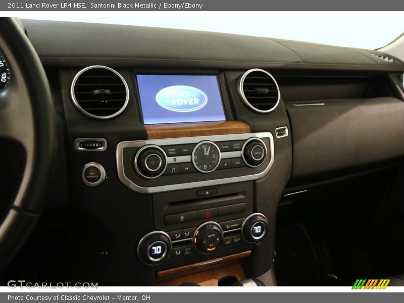 Santorini Black Metallic / Ebony/Ebony 2011 Land Rover LR4 HSE