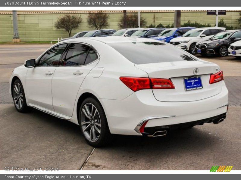 Platinum White Pearl / Ebony 2020 Acura TLX V6 Technology Sedan