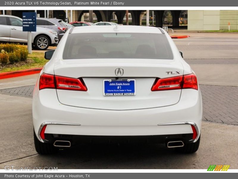 Platinum White Pearl / Ebony 2020 Acura TLX V6 Technology Sedan