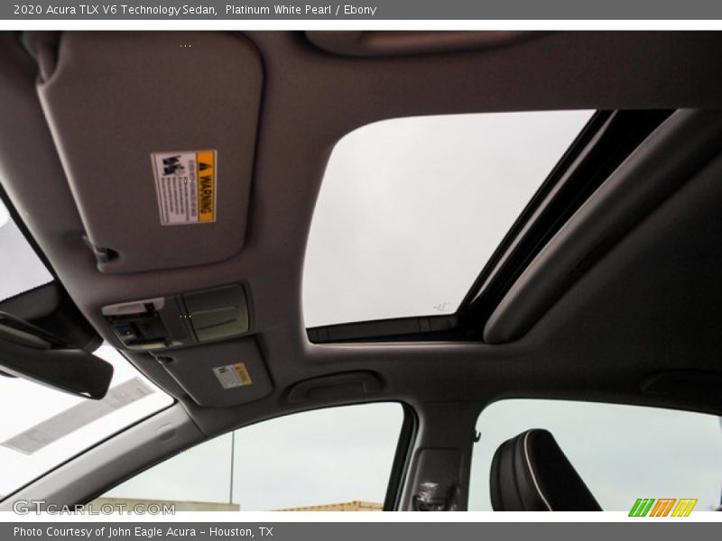 Platinum White Pearl / Ebony 2020 Acura TLX V6 Technology Sedan