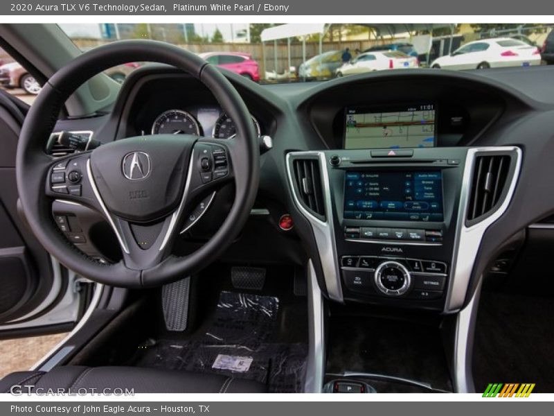 Platinum White Pearl / Ebony 2020 Acura TLX V6 Technology Sedan