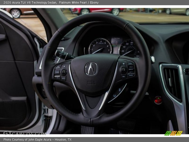 Platinum White Pearl / Ebony 2020 Acura TLX V6 Technology Sedan