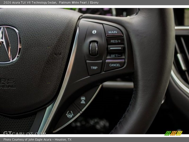 Platinum White Pearl / Ebony 2020 Acura TLX V6 Technology Sedan