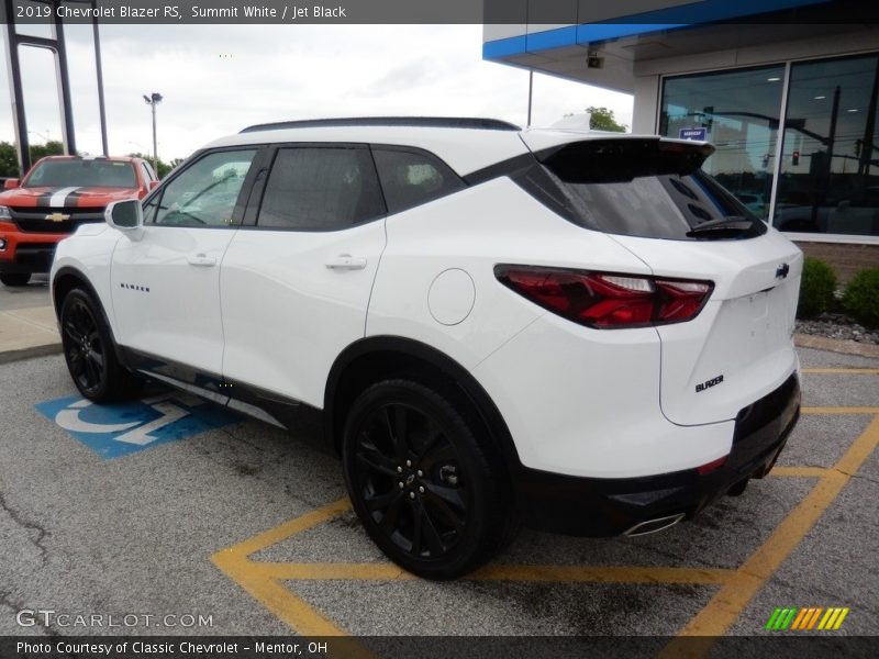 Summit White / Jet Black 2019 Chevrolet Blazer RS