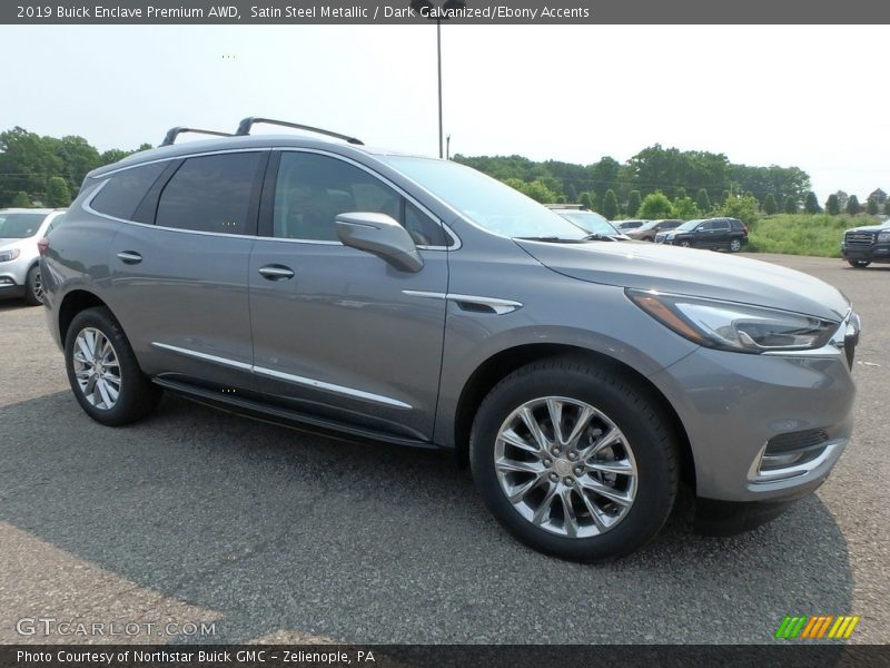 Satin Steel Metallic / Dark Galvanized/Ebony Accents 2019 Buick Enclave Premium AWD