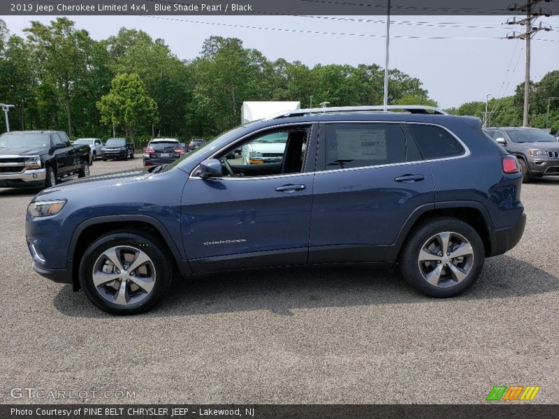 Blue Shade Pearl / Black 2019 Jeep Cherokee Limited 4x4