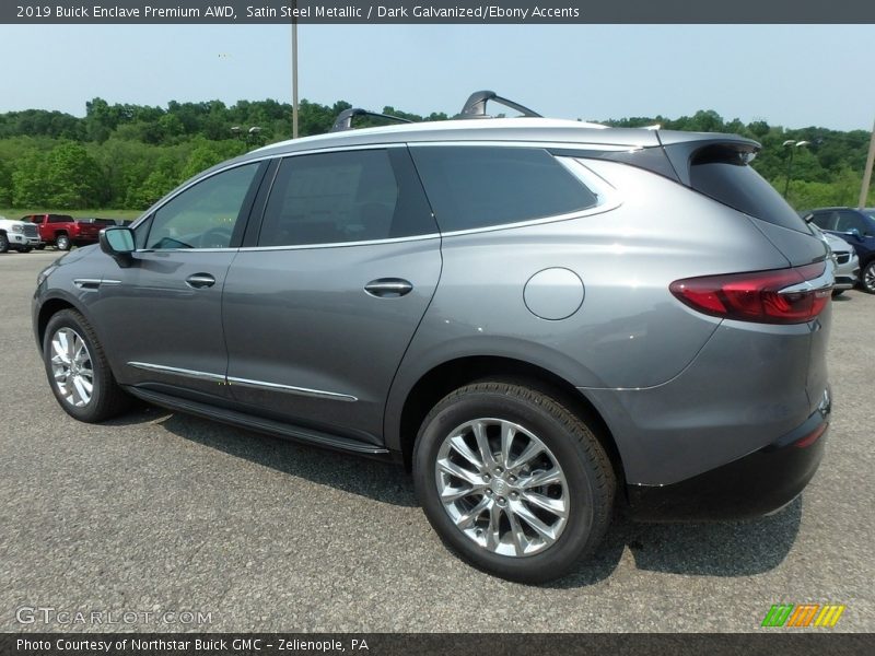 Satin Steel Metallic / Dark Galvanized/Ebony Accents 2019 Buick Enclave Premium AWD