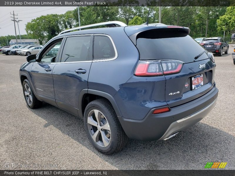 Blue Shade Pearl / Black 2019 Jeep Cherokee Limited 4x4