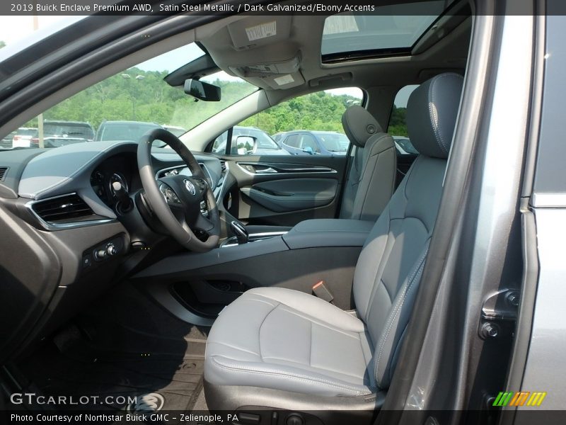 Satin Steel Metallic / Dark Galvanized/Ebony Accents 2019 Buick Enclave Premium AWD