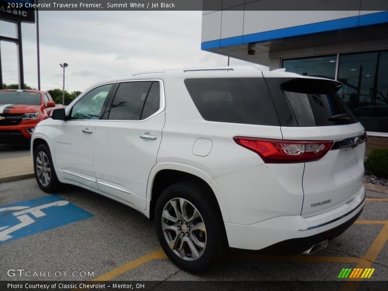 Summit White / Jet Black 2019 Chevrolet Traverse Premier