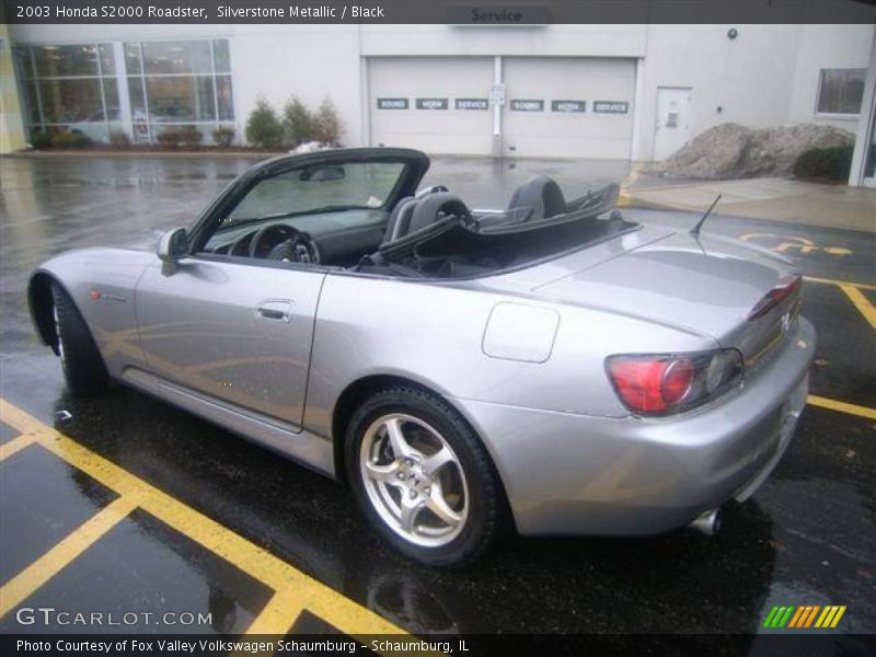 Silverstone Metallic / Black 2003 Honda S2000 Roadster