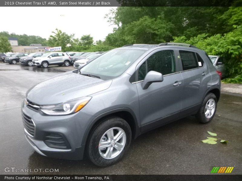 Satin Steel Metallic / Jet Black 2019 Chevrolet Trax LT AWD