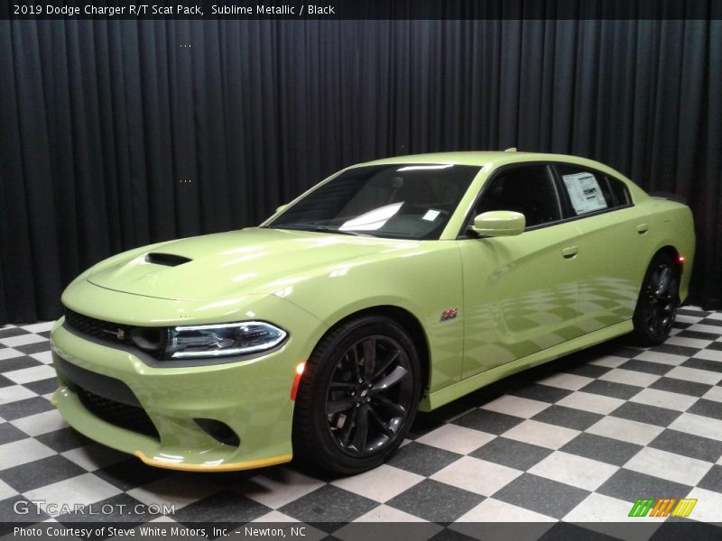 Sublime Metallic / Black 2019 Dodge Charger R/T Scat Pack