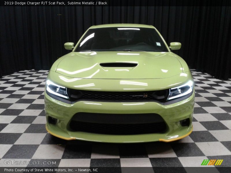 Sublime Metallic / Black 2019 Dodge Charger R/T Scat Pack