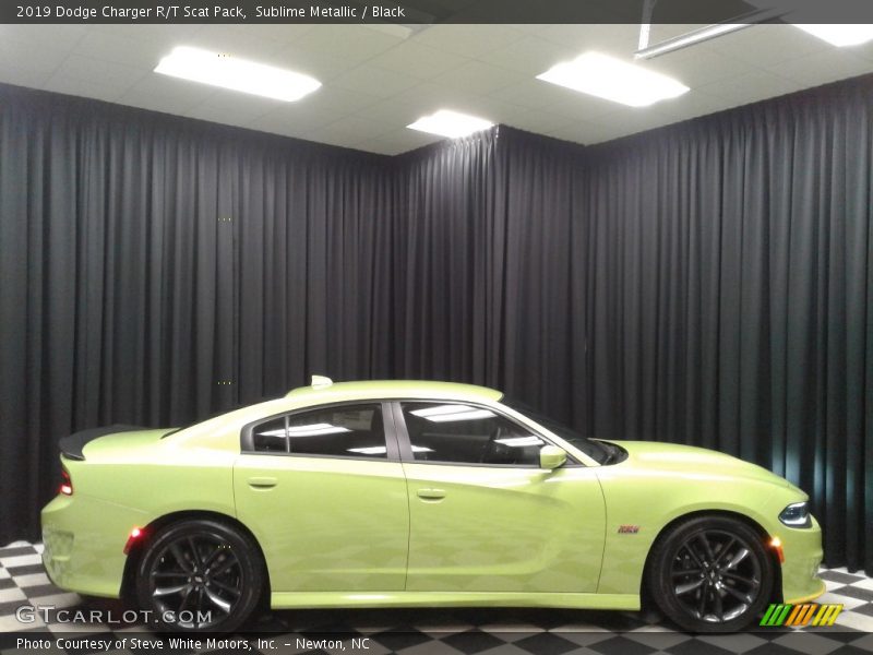 Sublime Metallic / Black 2019 Dodge Charger R/T Scat Pack