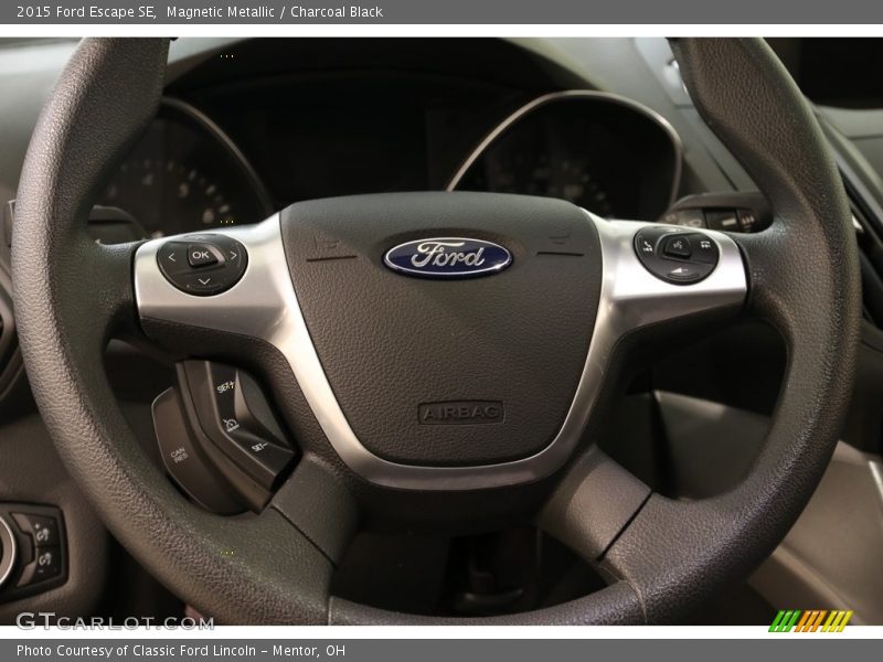 Magnetic Metallic / Charcoal Black 2015 Ford Escape SE