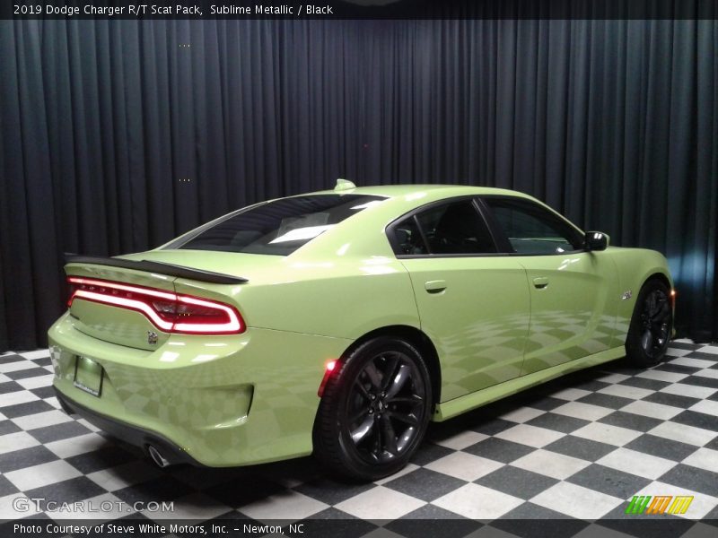 Sublime Metallic / Black 2019 Dodge Charger R/T Scat Pack