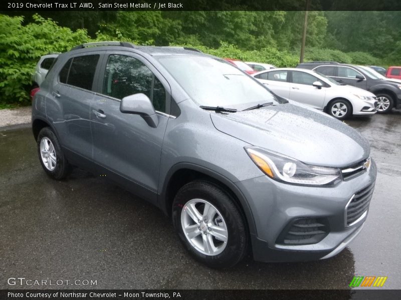 Satin Steel Metallic / Jet Black 2019 Chevrolet Trax LT AWD