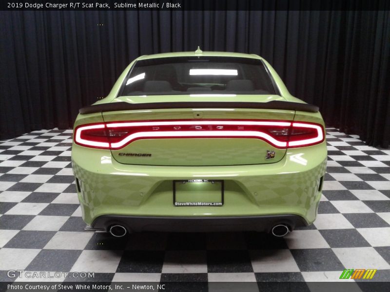 Sublime Metallic / Black 2019 Dodge Charger R/T Scat Pack