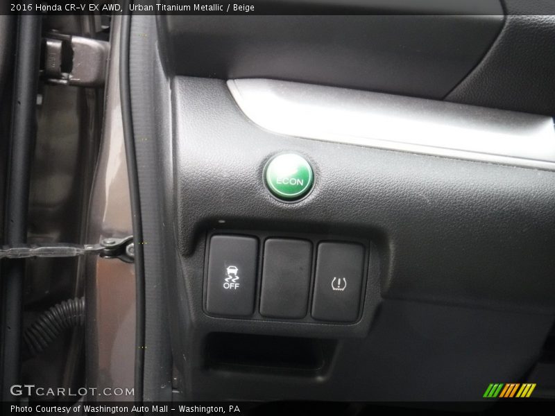 Urban Titanium Metallic / Beige 2016 Honda CR-V EX AWD