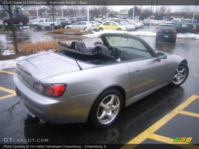 Silverstone Metallic / Black 2003 Honda S2000 Roadster