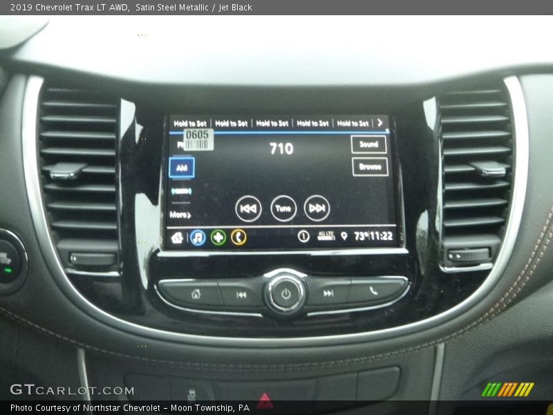 Satin Steel Metallic / Jet Black 2019 Chevrolet Trax LT AWD