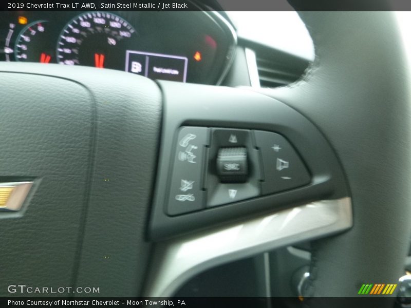 Satin Steel Metallic / Jet Black 2019 Chevrolet Trax LT AWD