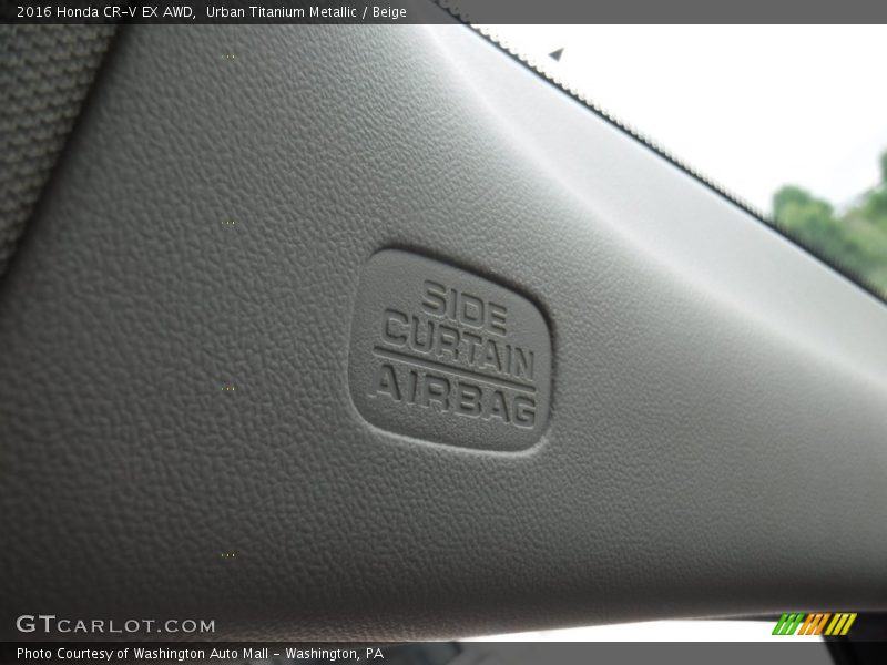Urban Titanium Metallic / Beige 2016 Honda CR-V EX AWD