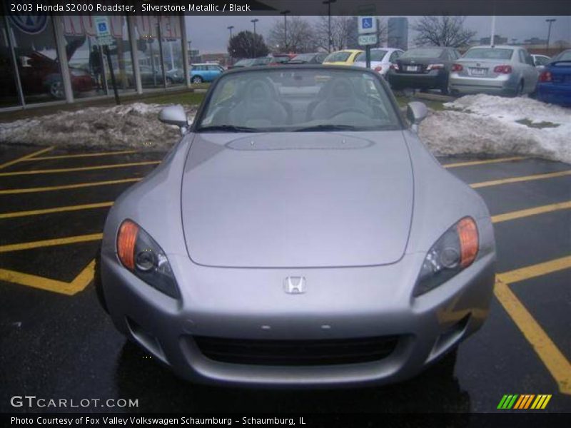 Silverstone Metallic / Black 2003 Honda S2000 Roadster