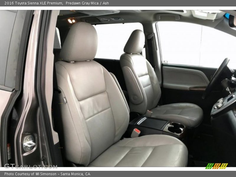 Predawn Gray Mica / Ash 2016 Toyota Sienna XLE Premium