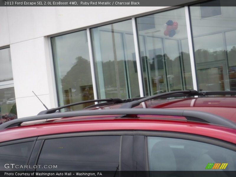 Ruby Red Metallic / Charcoal Black 2013 Ford Escape SEL 2.0L EcoBoost 4WD