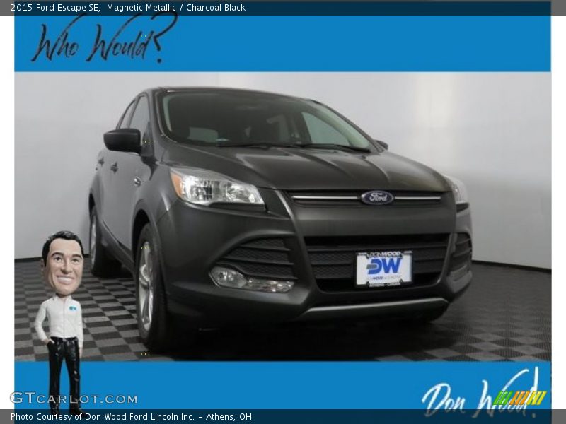 Magnetic Metallic / Charcoal Black 2015 Ford Escape SE