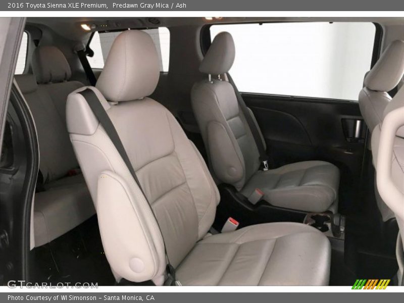 Predawn Gray Mica / Ash 2016 Toyota Sienna XLE Premium