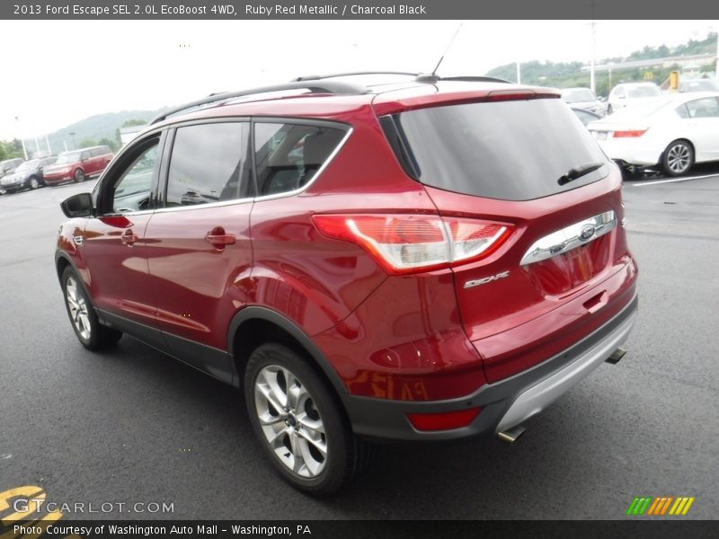 Ruby Red Metallic / Charcoal Black 2013 Ford Escape SEL 2.0L EcoBoost 4WD