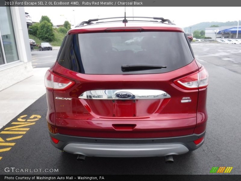 Ruby Red Metallic / Charcoal Black 2013 Ford Escape SEL 2.0L EcoBoost 4WD