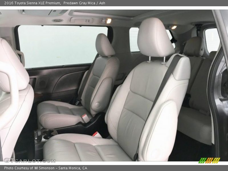 Predawn Gray Mica / Ash 2016 Toyota Sienna XLE Premium