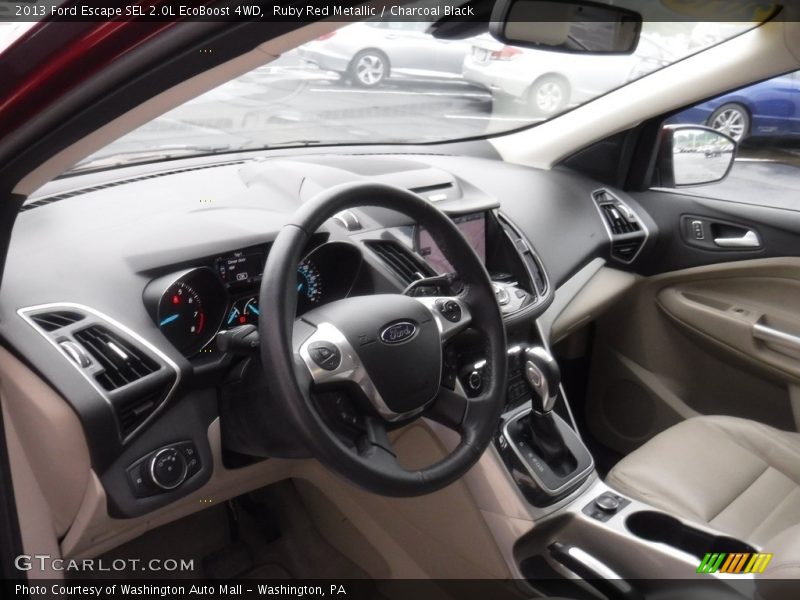 Ruby Red Metallic / Charcoal Black 2013 Ford Escape SEL 2.0L EcoBoost 4WD