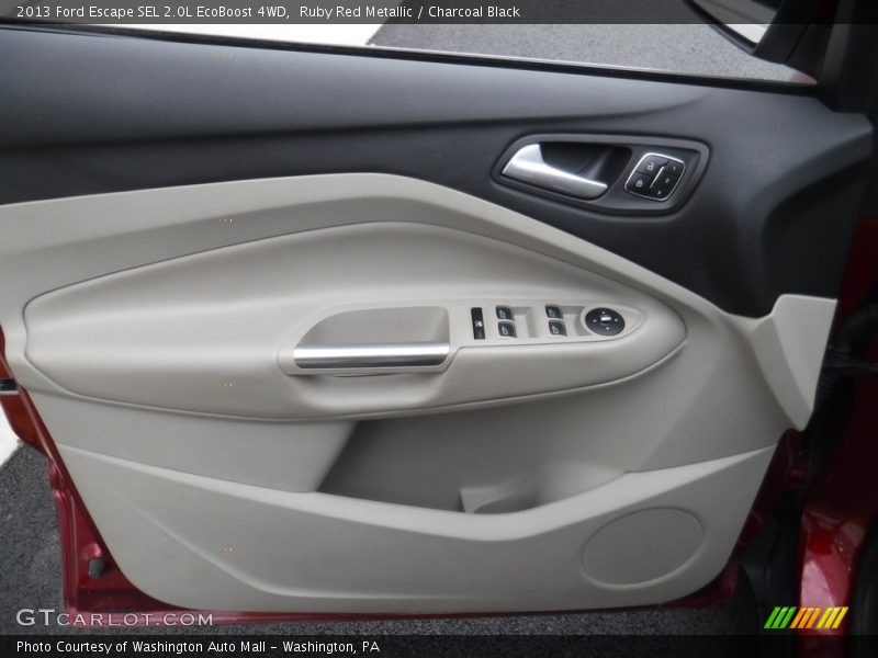 Ruby Red Metallic / Charcoal Black 2013 Ford Escape SEL 2.0L EcoBoost 4WD