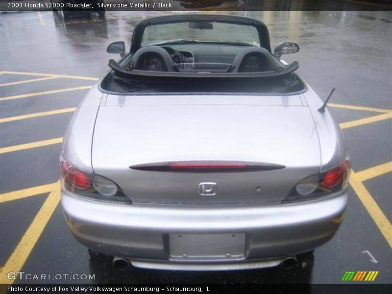 Silverstone Metallic / Black 2003 Honda S2000 Roadster