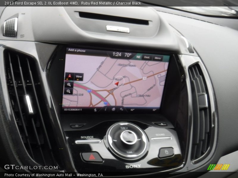 Ruby Red Metallic / Charcoal Black 2013 Ford Escape SEL 2.0L EcoBoost 4WD