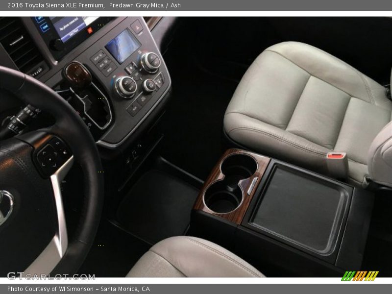 Predawn Gray Mica / Ash 2016 Toyota Sienna XLE Premium