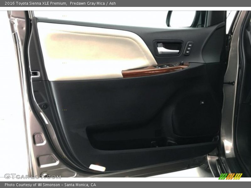 Predawn Gray Mica / Ash 2016 Toyota Sienna XLE Premium