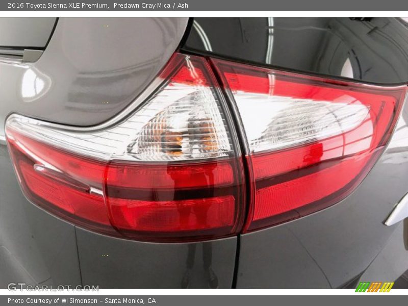 Predawn Gray Mica / Ash 2016 Toyota Sienna XLE Premium