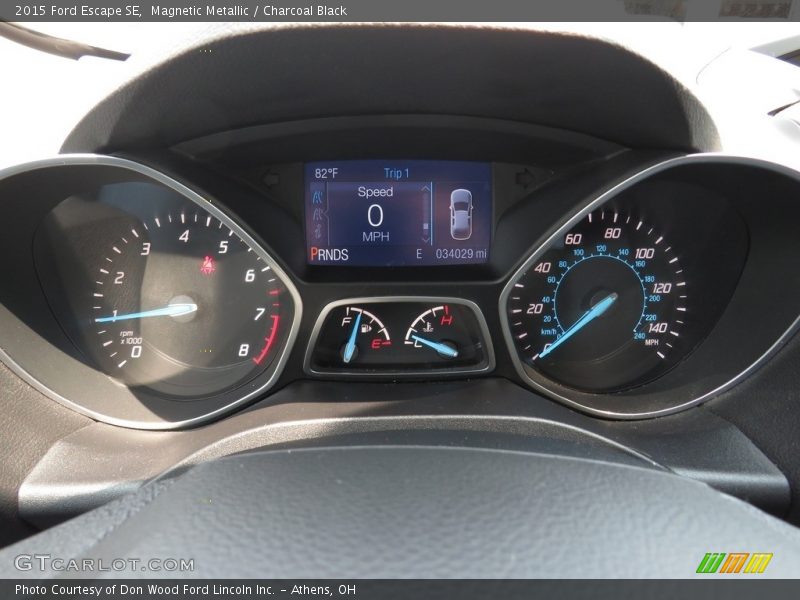 Magnetic Metallic / Charcoal Black 2015 Ford Escape SE