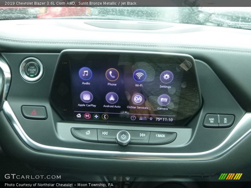 Sunlit Bronze Metallic / Jet Black 2019 Chevrolet Blazer 3.6L Cloth AWD