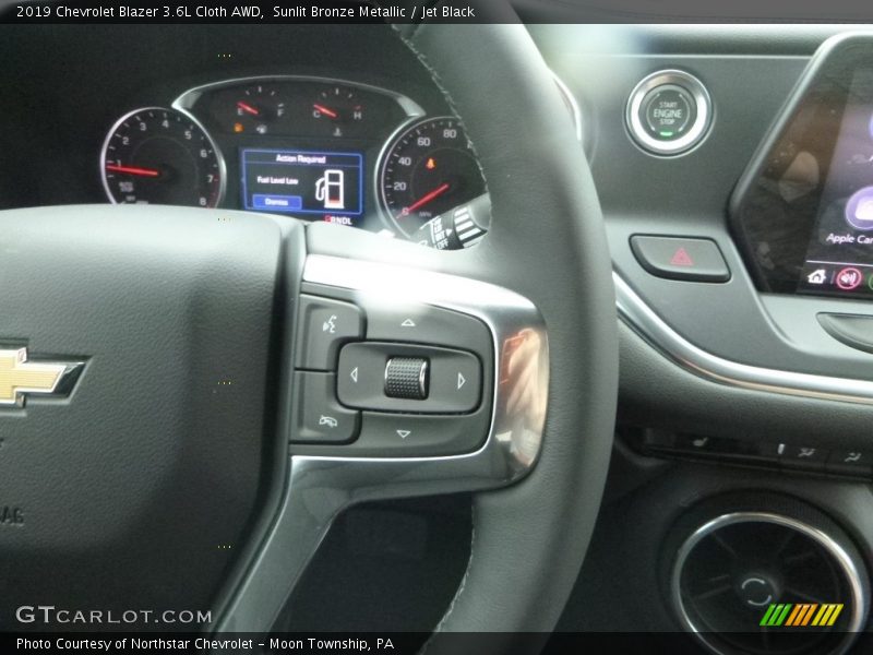 Sunlit Bronze Metallic / Jet Black 2019 Chevrolet Blazer 3.6L Cloth AWD